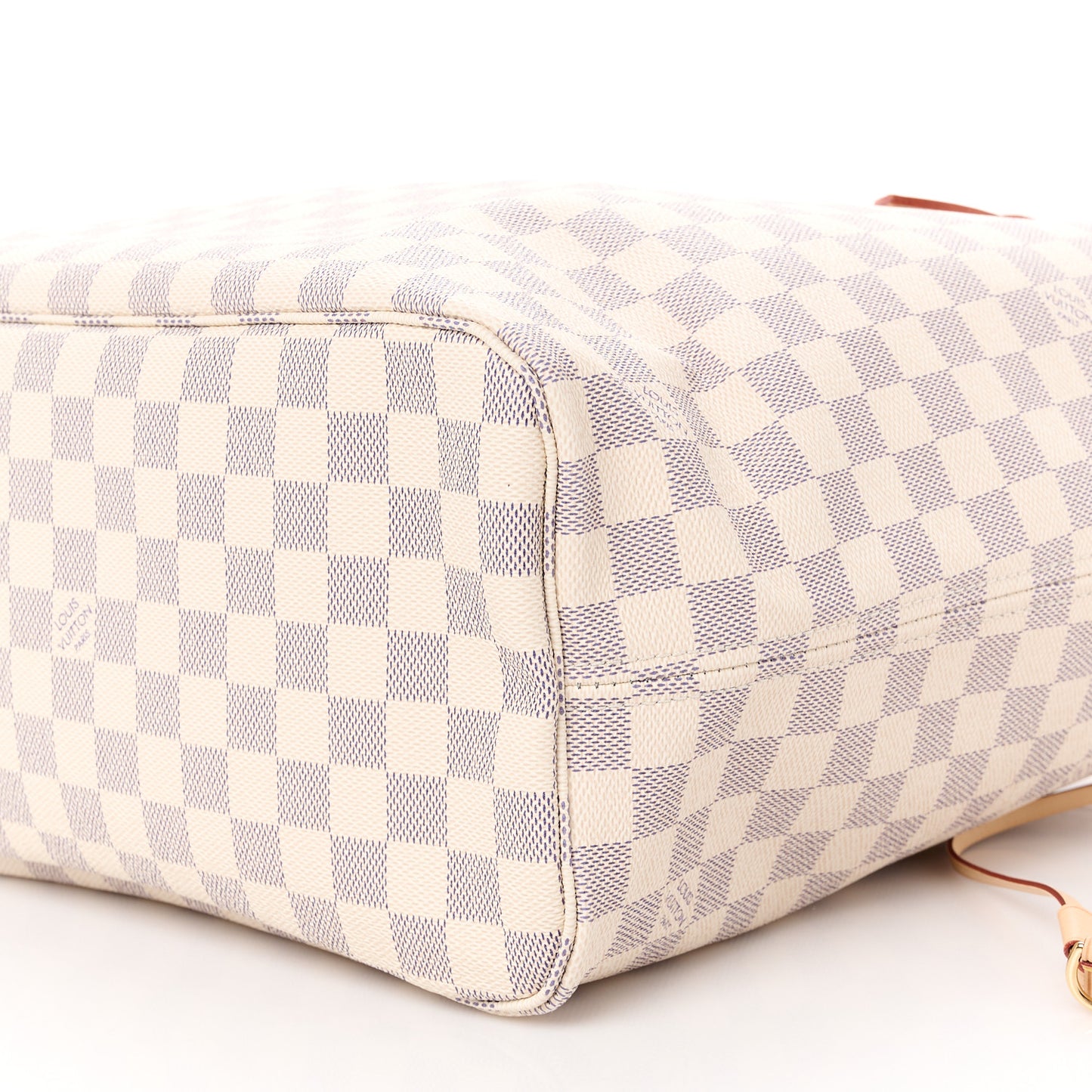 Damier Azur Neo Neverfull MM Rose Ballerine