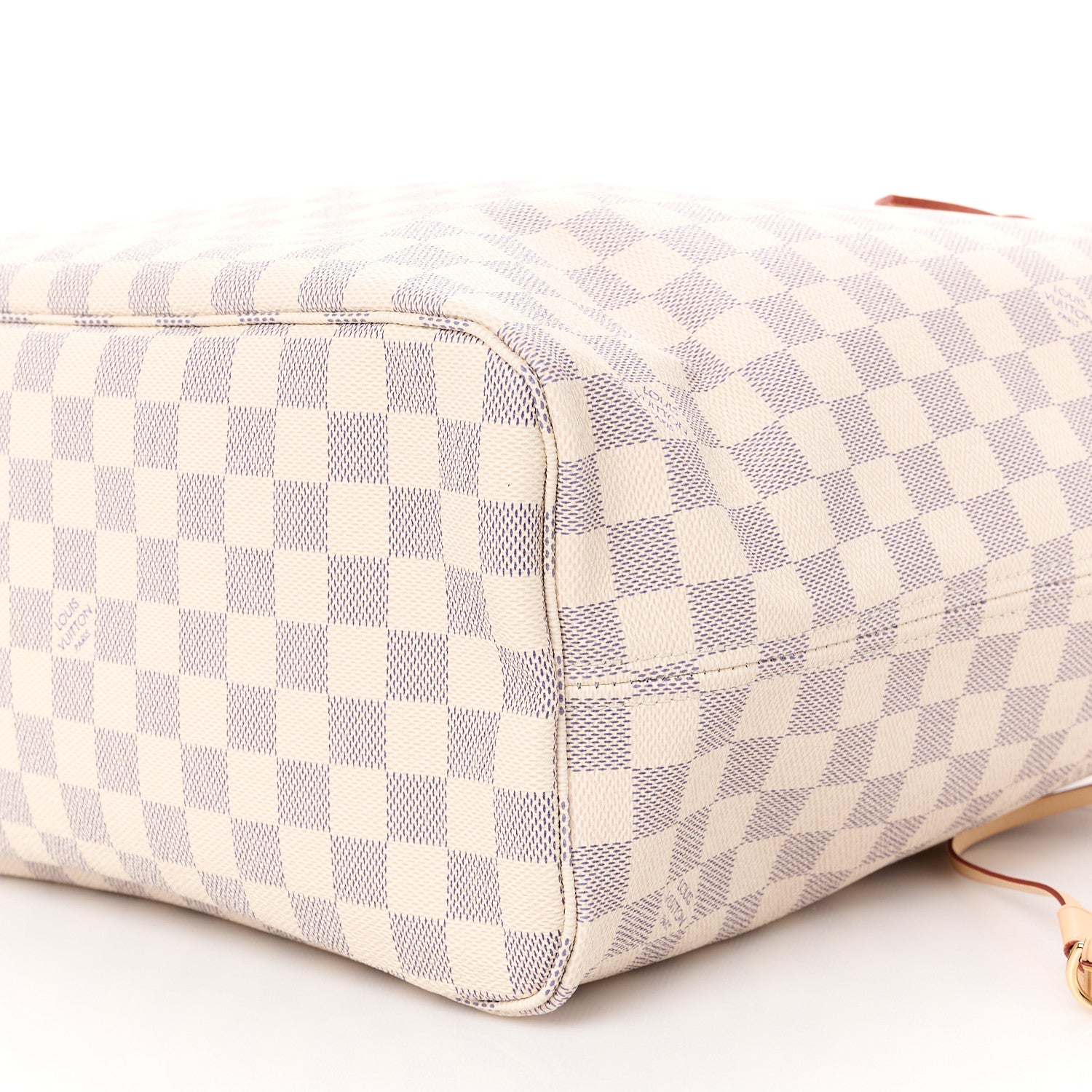 Louis Vuitton Damier Azur Neo Neverfull MM Rose Ballerine 10 of 11