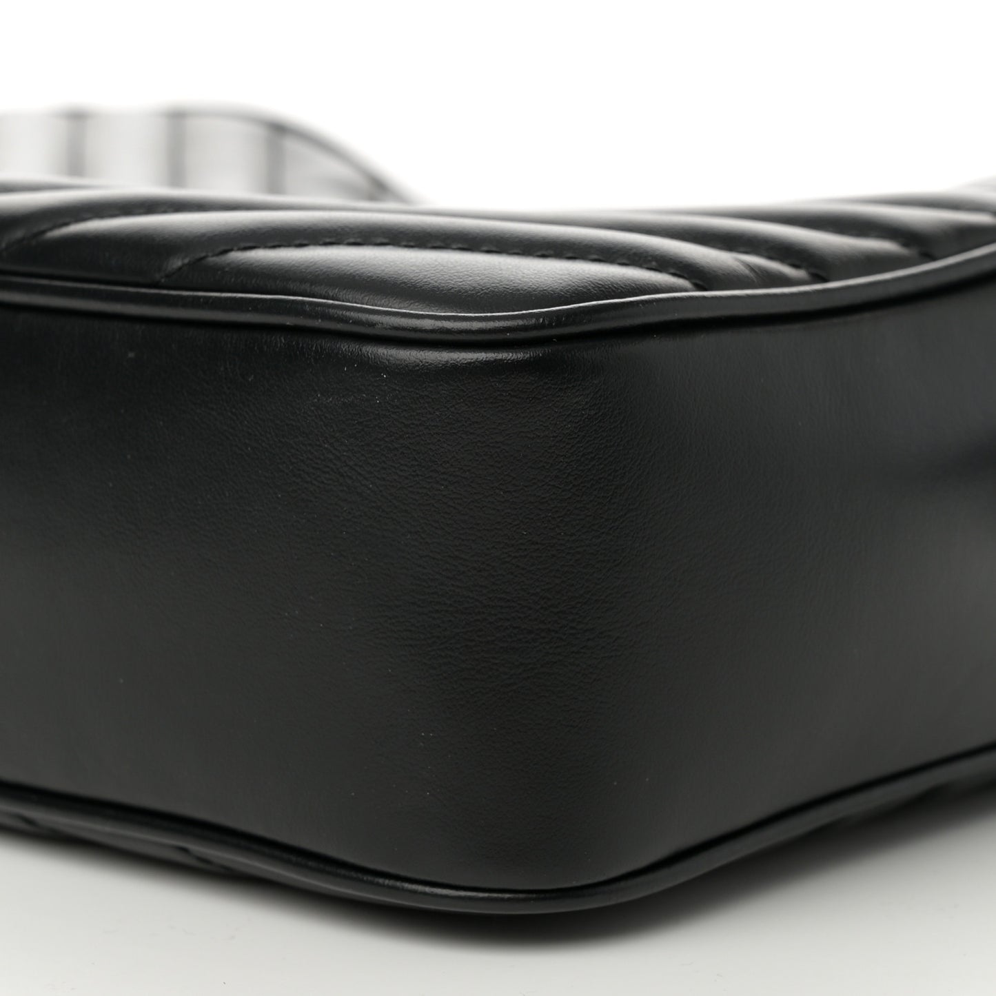 Calfskin Matelasse Monogram Lou Camera Bag Black