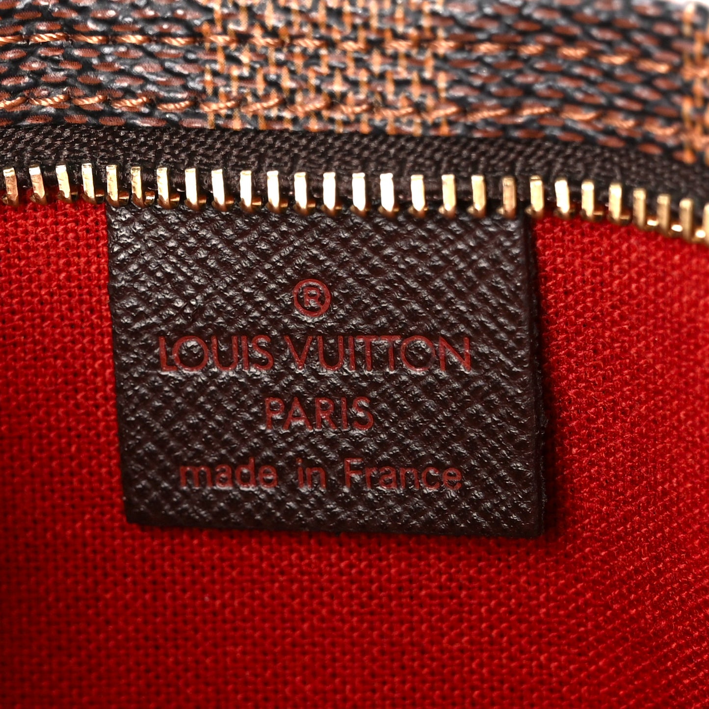 Damier Ebene Trousse Make Up Bag Pochette