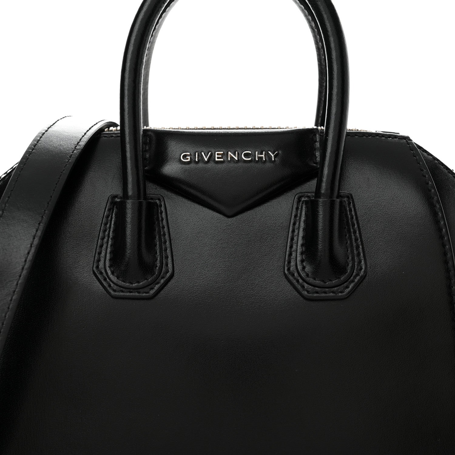 Givenchy Shiny Lord Calfskin Mini Antigona Black 8 of 15