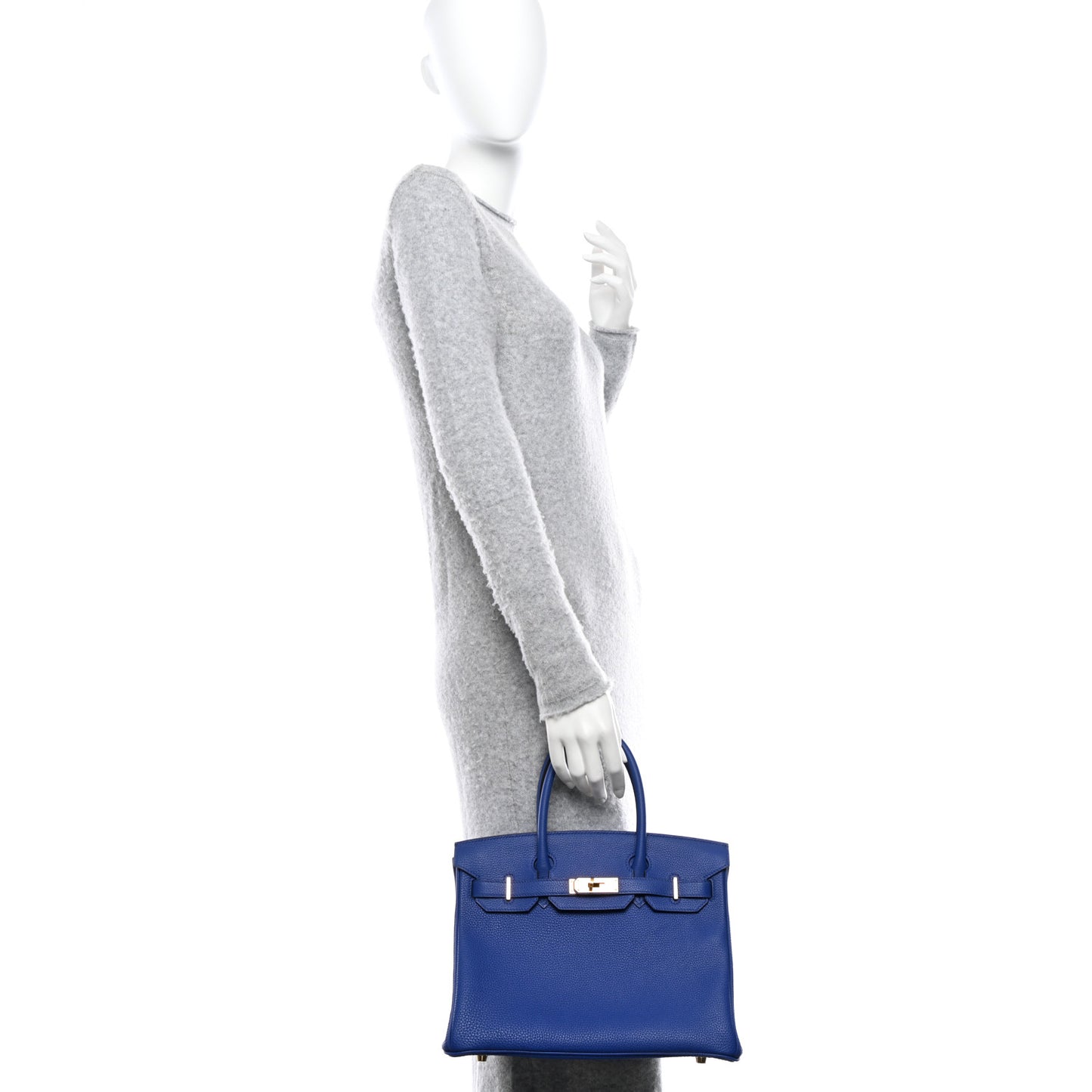 Togo BIRKIN 30 Bleu Electrique