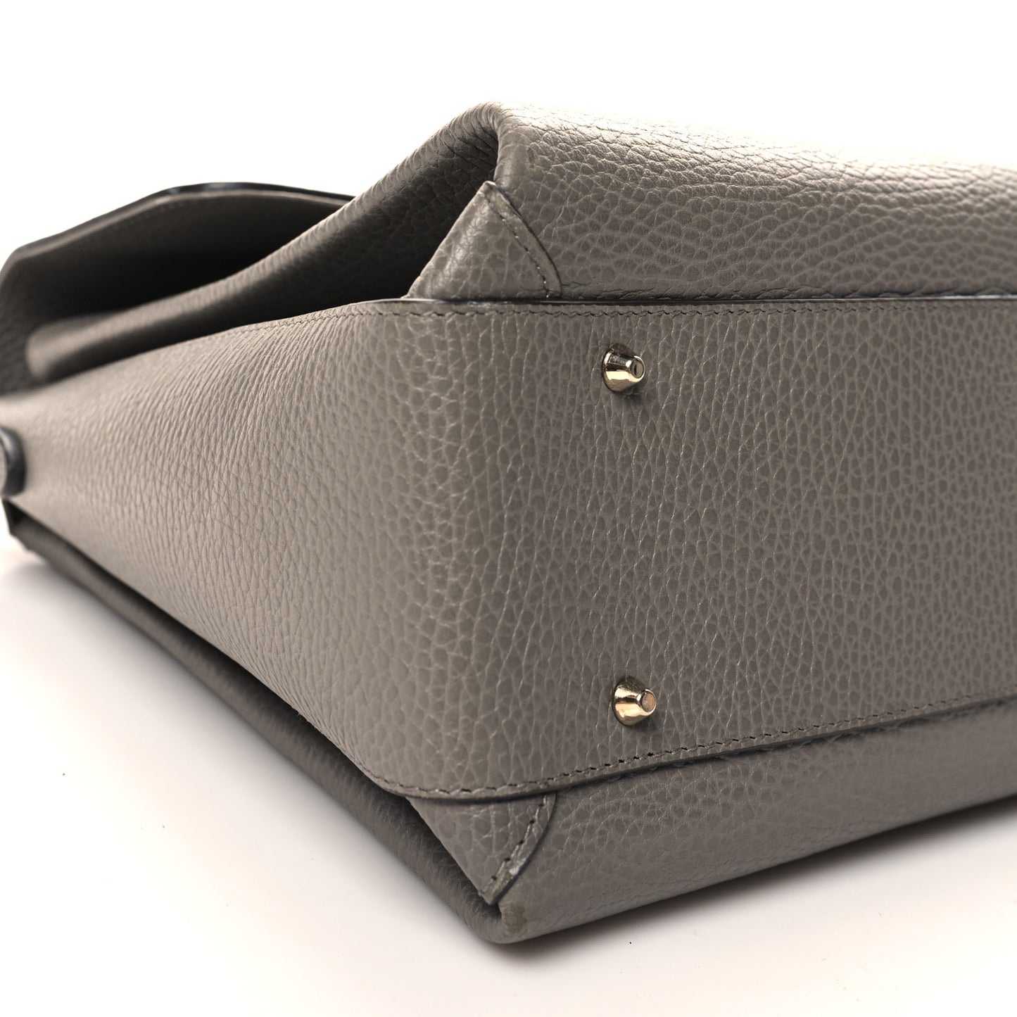 Dollar Calfskin Medium Interlocking G Top Handle Shoulder Bag Loess
