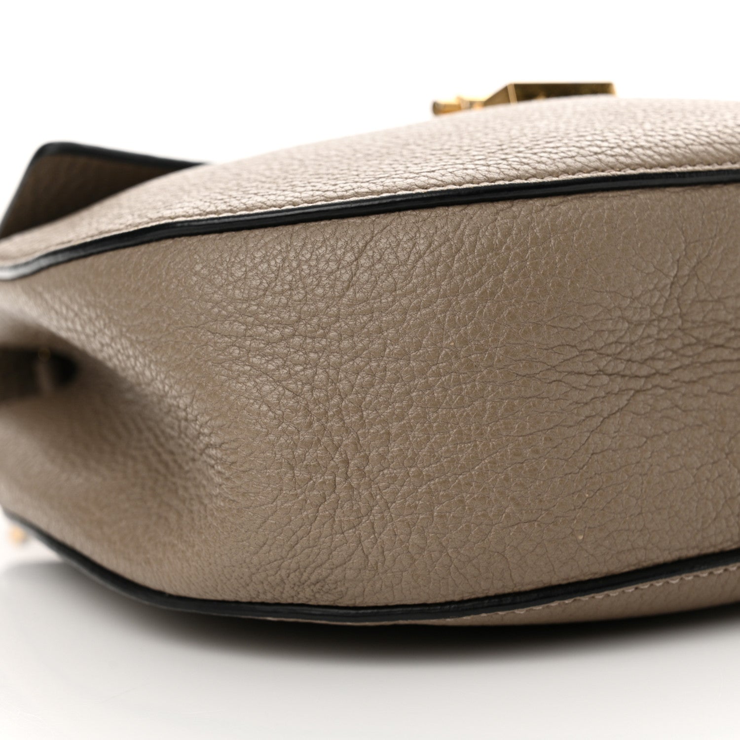 Chloe Grained Lambskin Drew Shoulder Bag Motty Grey 8 of 18