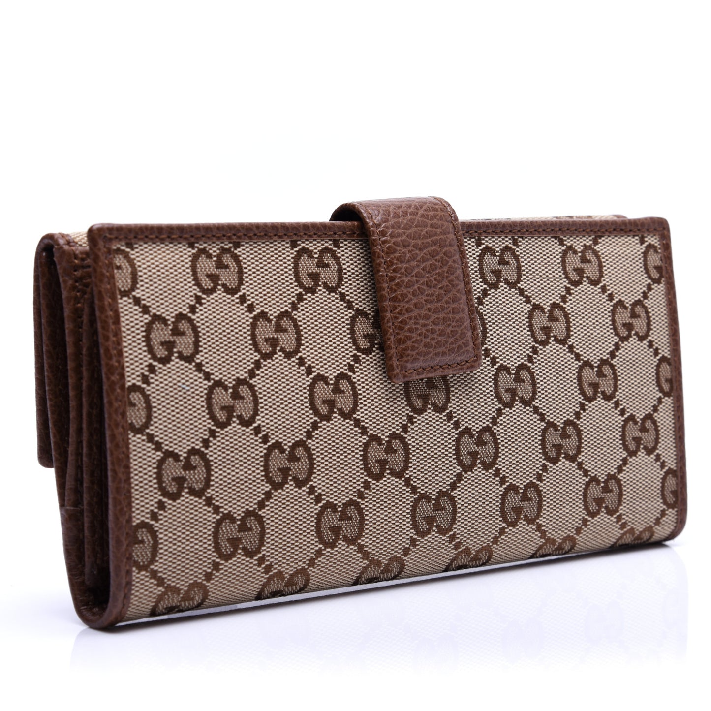 Monogram Continental Flap Wallet Brown