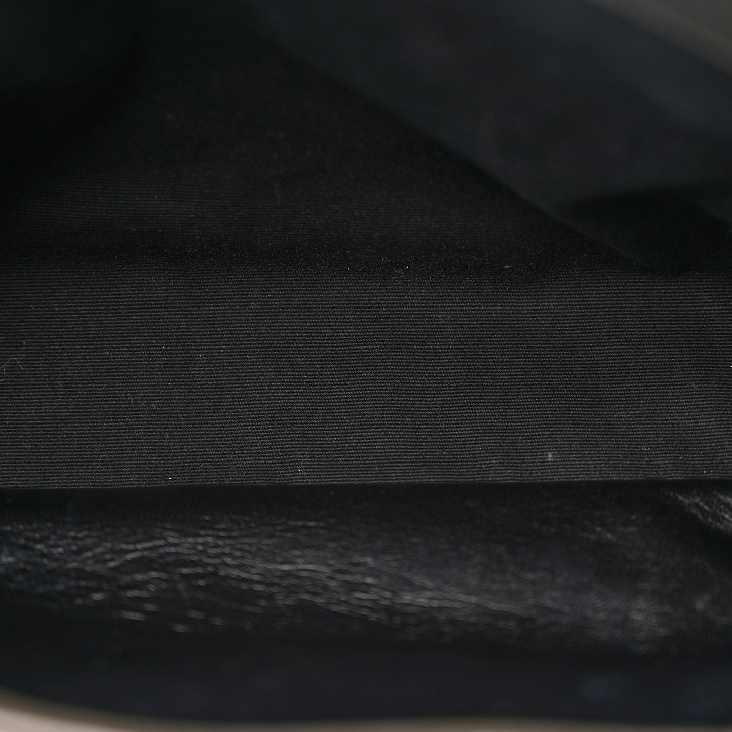 Sheepskin Matelasse Chevron Monogram Large College Satchel Dark Anthracite