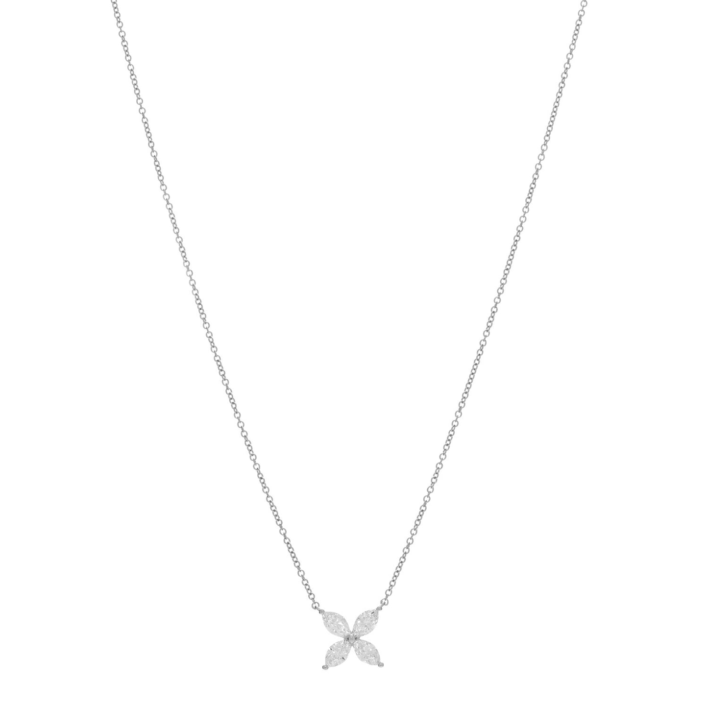 Platinum Diamond Large Victoria Necklace
