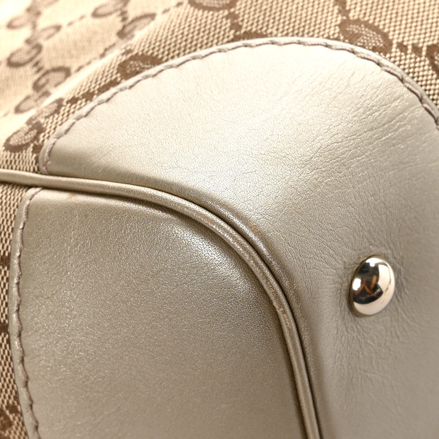 Monogram Web Medium Mayfair Tote Gold