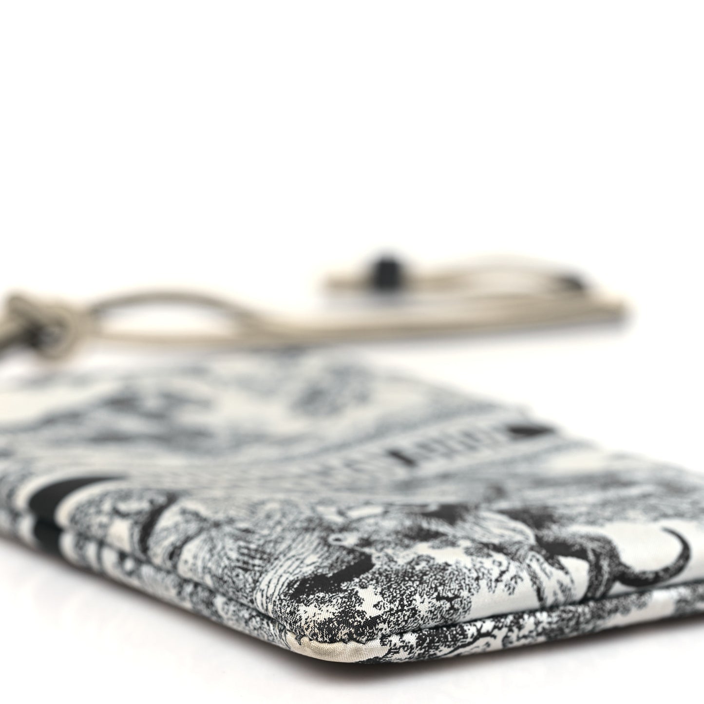 Technical Fabric Embroidered Toile De Jouy DiorTravel Multifunction Pouch Blue