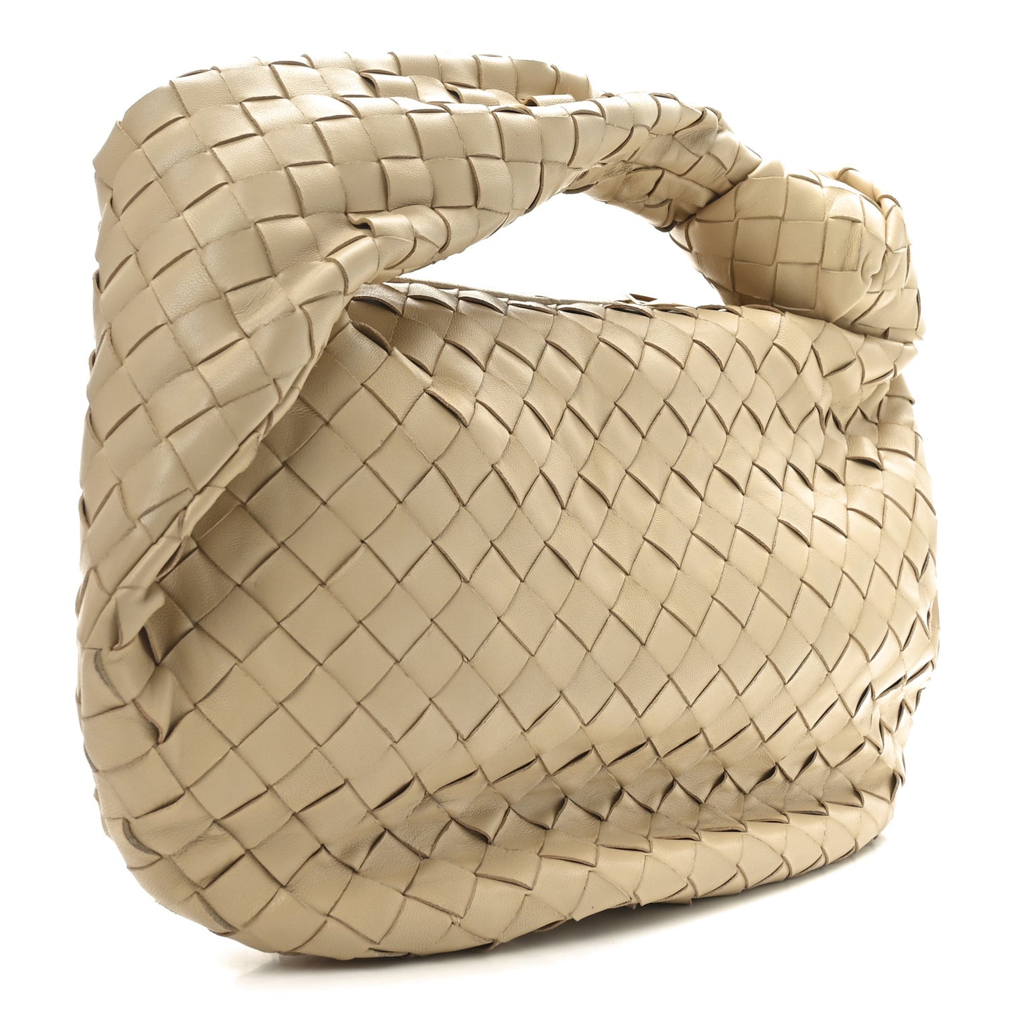 Nappa Intrecciato Teen Jodie Hobo Porridge