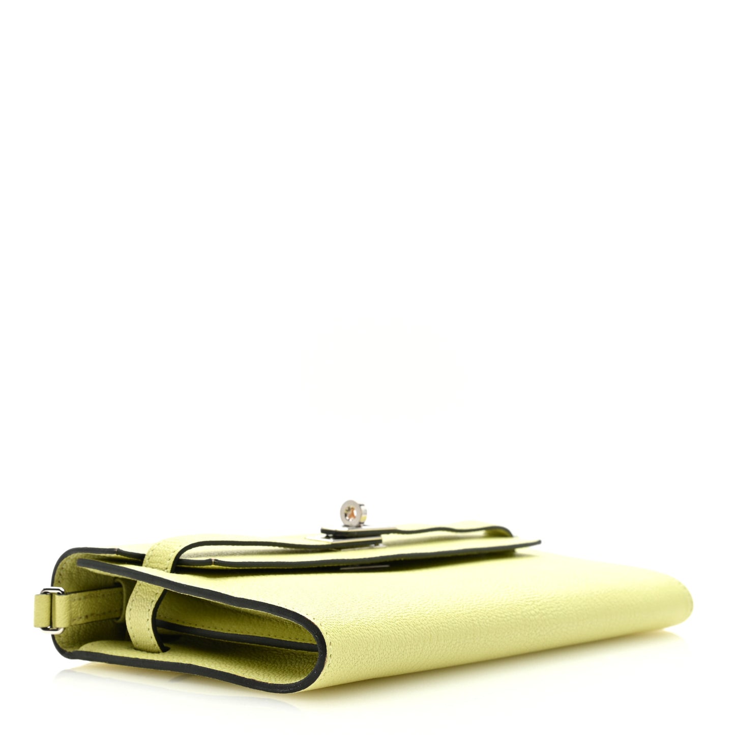 Chevre Mysore Kelly Wallet To Go Jaune Bourgeon