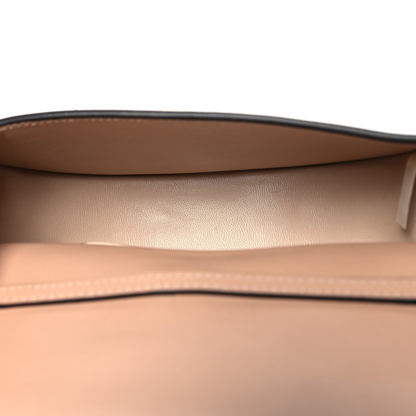 Calfskin Small Nile Bracelet Minaudiere Bag Biscotti Beige