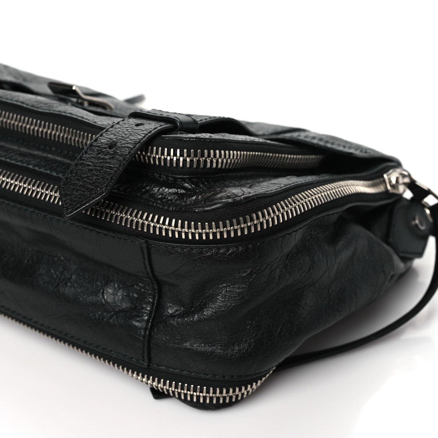 Proenza Schouler Lambskin Medium PS1 Plus Zip Satchel Black 9 of 9