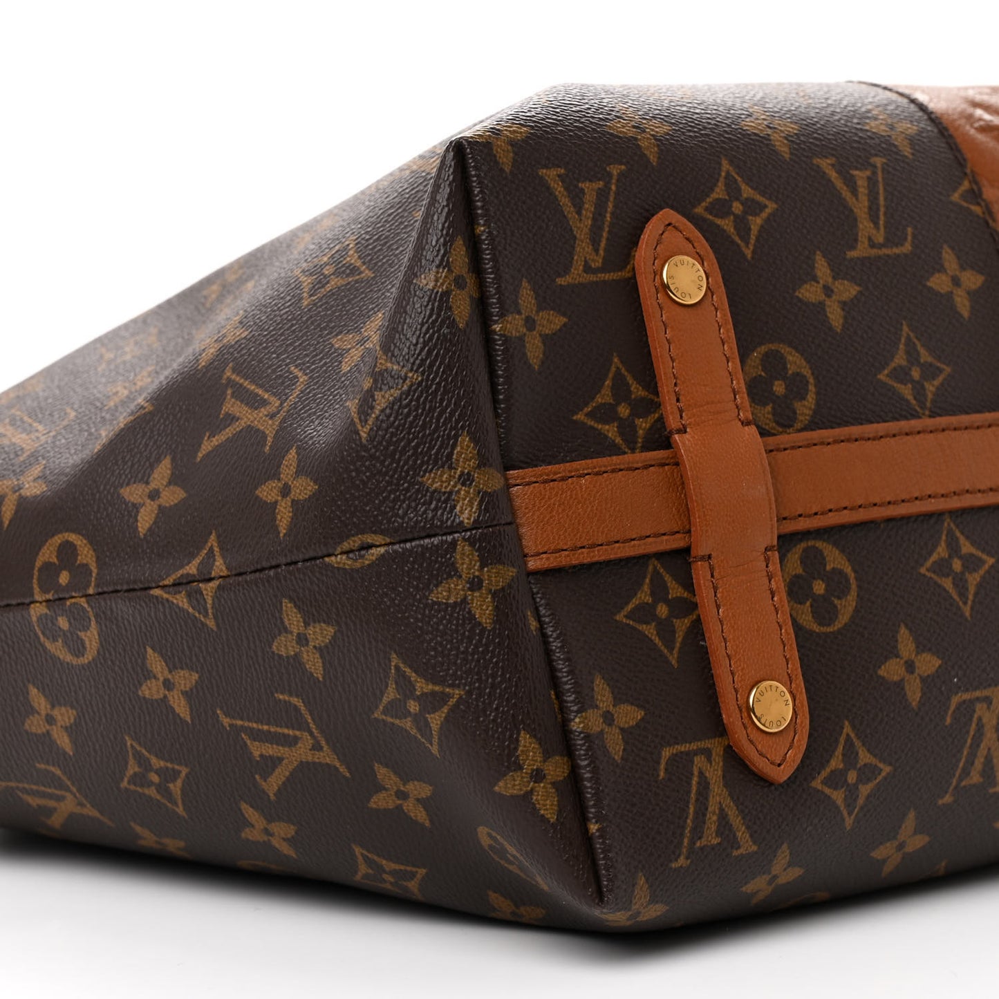 Monogram Stripes Medium Bag Bordeaux