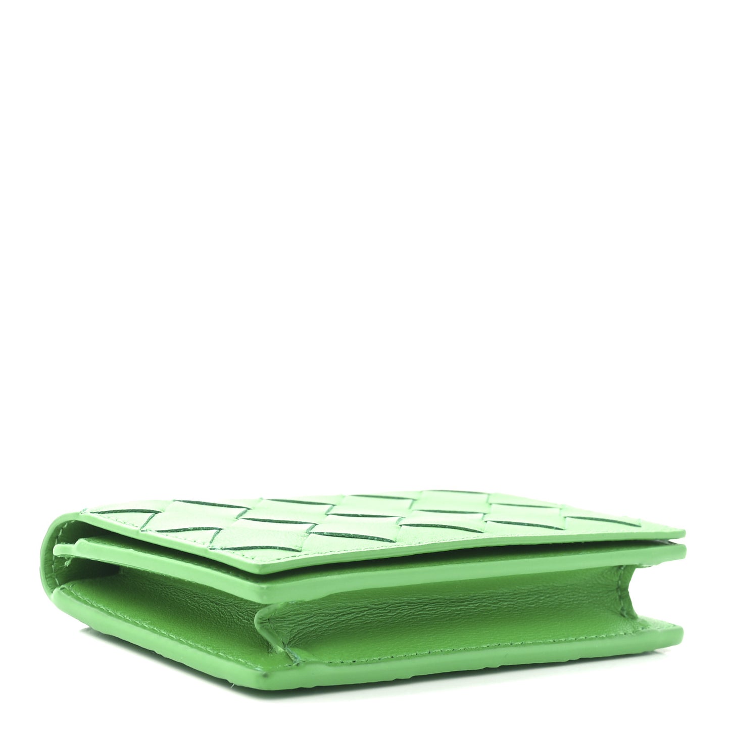 Nappa Intrecciato Card Holder Parakeet