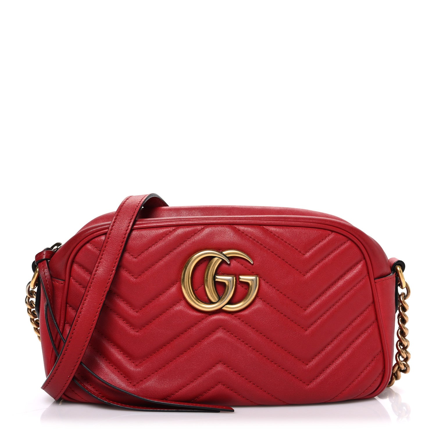 ma　GUCCIショルダーバック Gucci Calfskin Matelasse Small GG Marmont Chain Shoulder Bag
