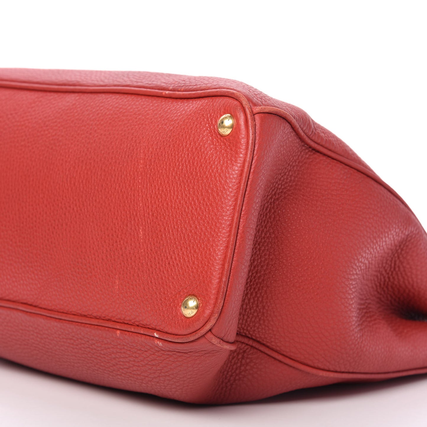 Vitello Daino Tote Rosso