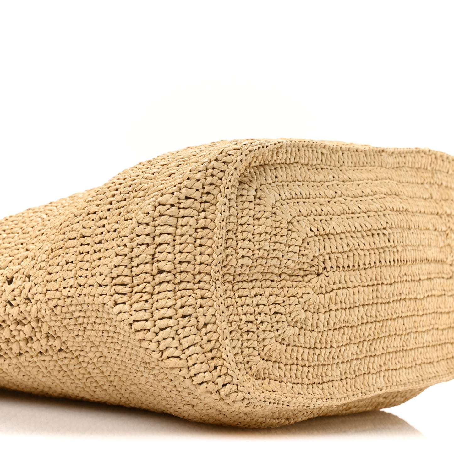 Raffia Monogram Hobo Naturale
