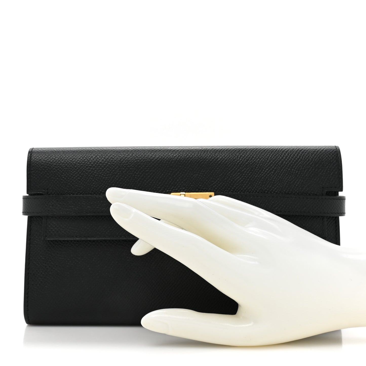 Epsom Kelly Longue Wallet Black