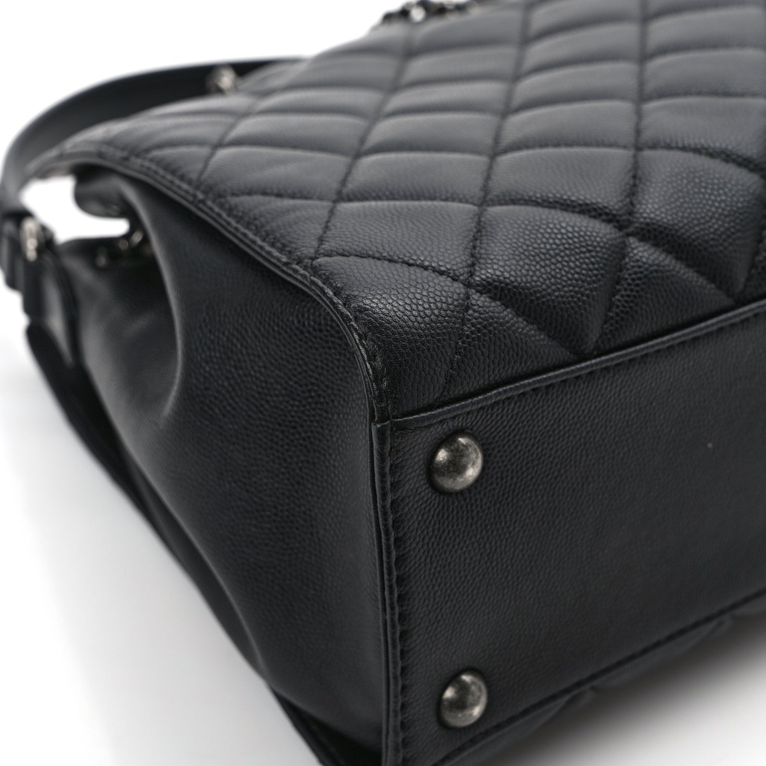 Chanel Caviar Quilted Small CC Bucket Bag Black 11 of 13
