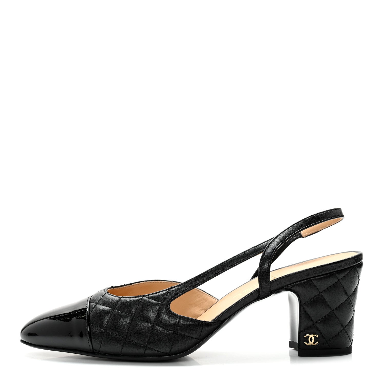 CHANEL 25S ANKLE BOOTS IN BLACK SHEARLING LAMBSKIN AND PATENT CALFSKIN main image 1
