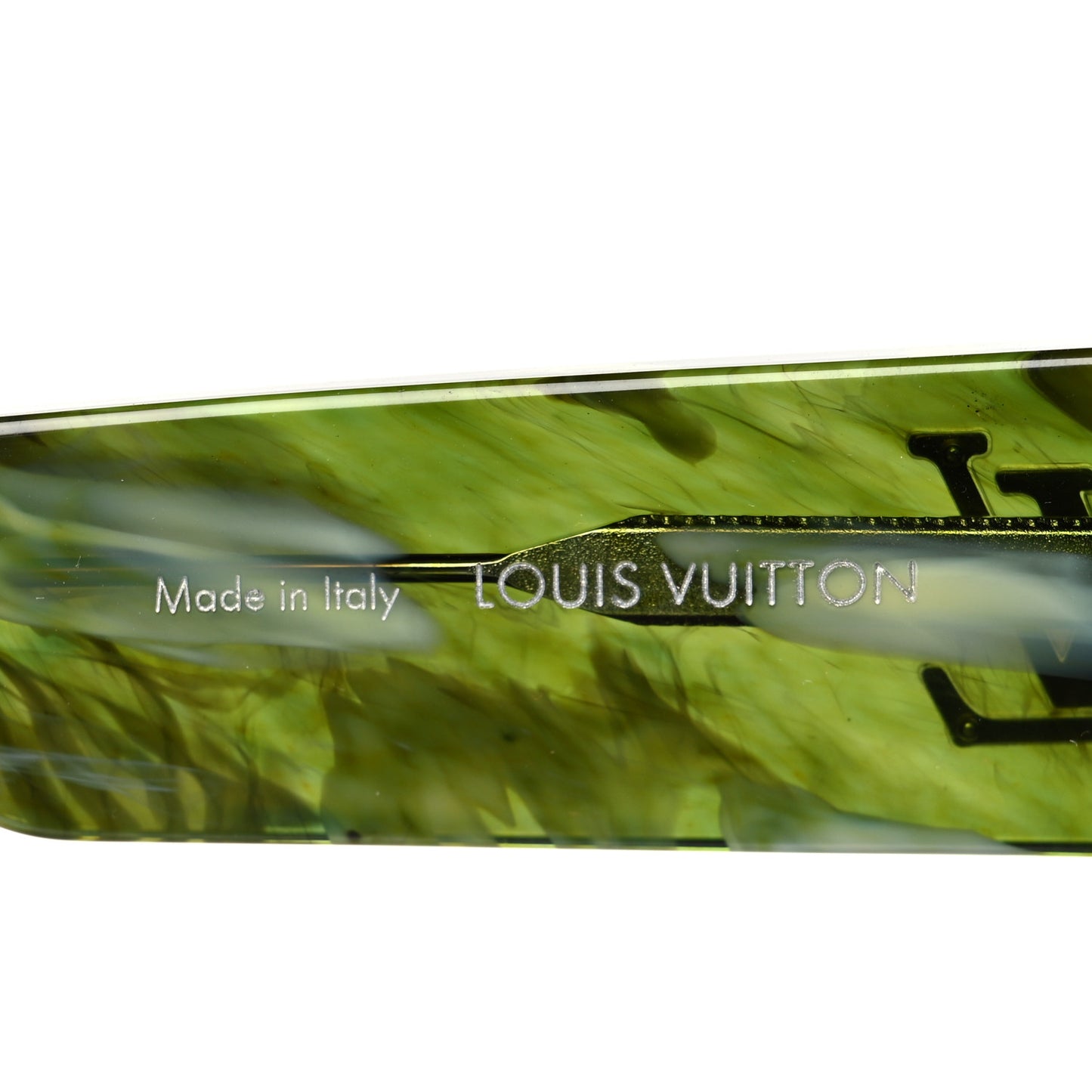 Acetate Marble Effect Swarovski Cyclone Sunglasses Z1552W Green