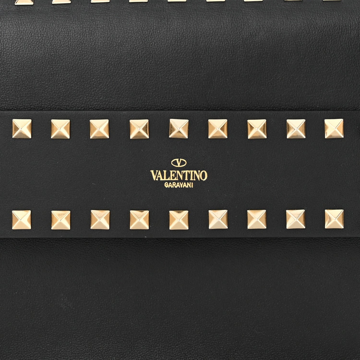 Valentino Garavani Vitello Rockstud Side Slip Crossbody Black 7 of 10