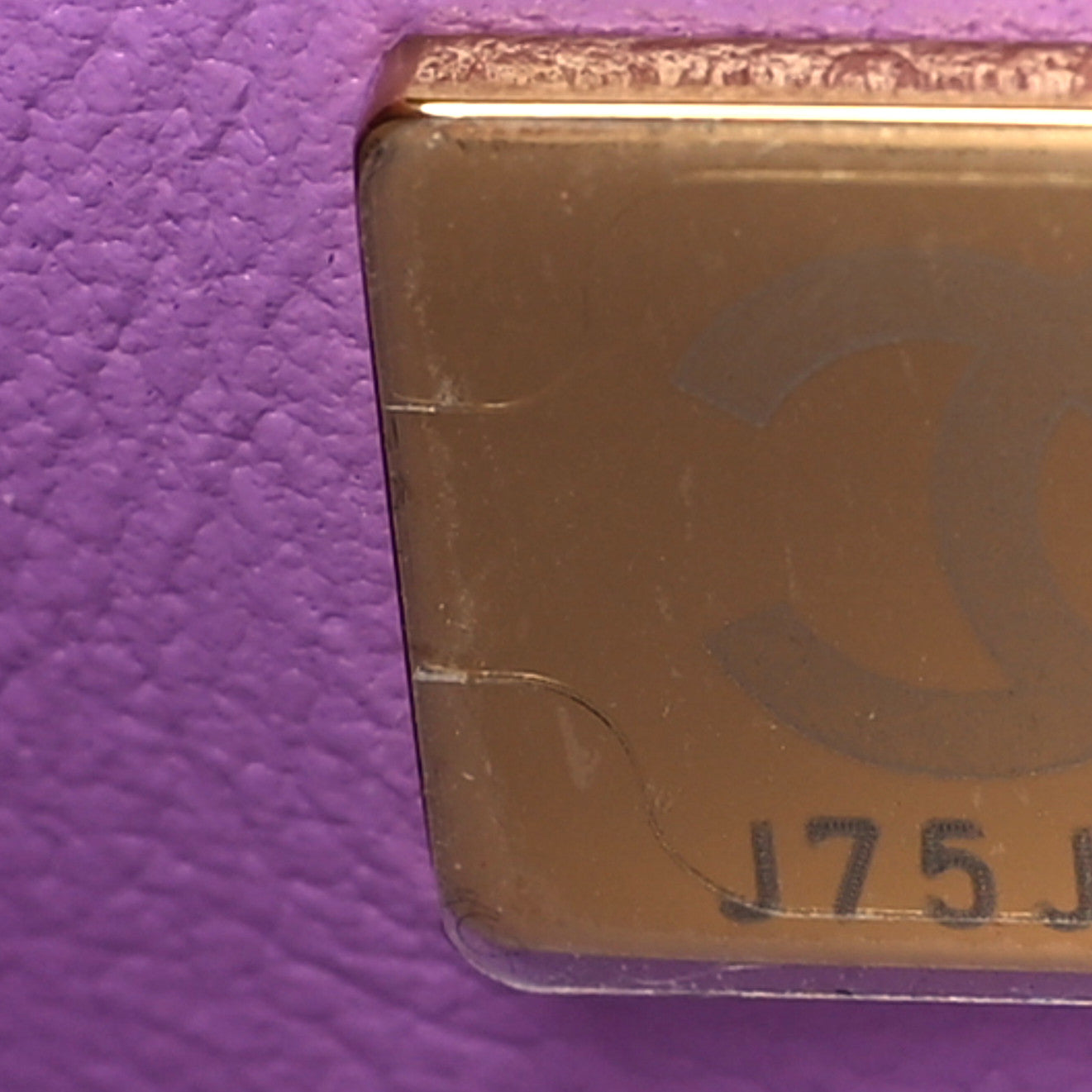 Chanel Lambskin Quilted Mini Rectangular Flap Purple 6 of 10