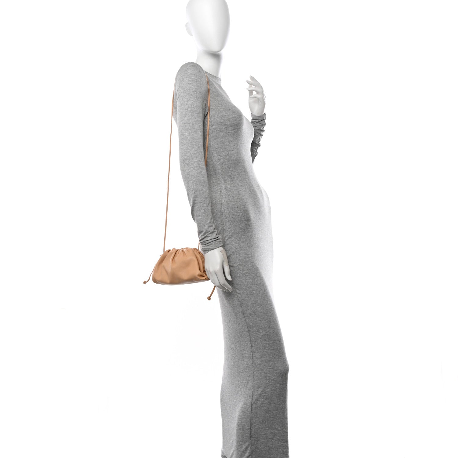 Bottega Veneta Butter Calfskin The Mini Pouch Almond 2 of 10