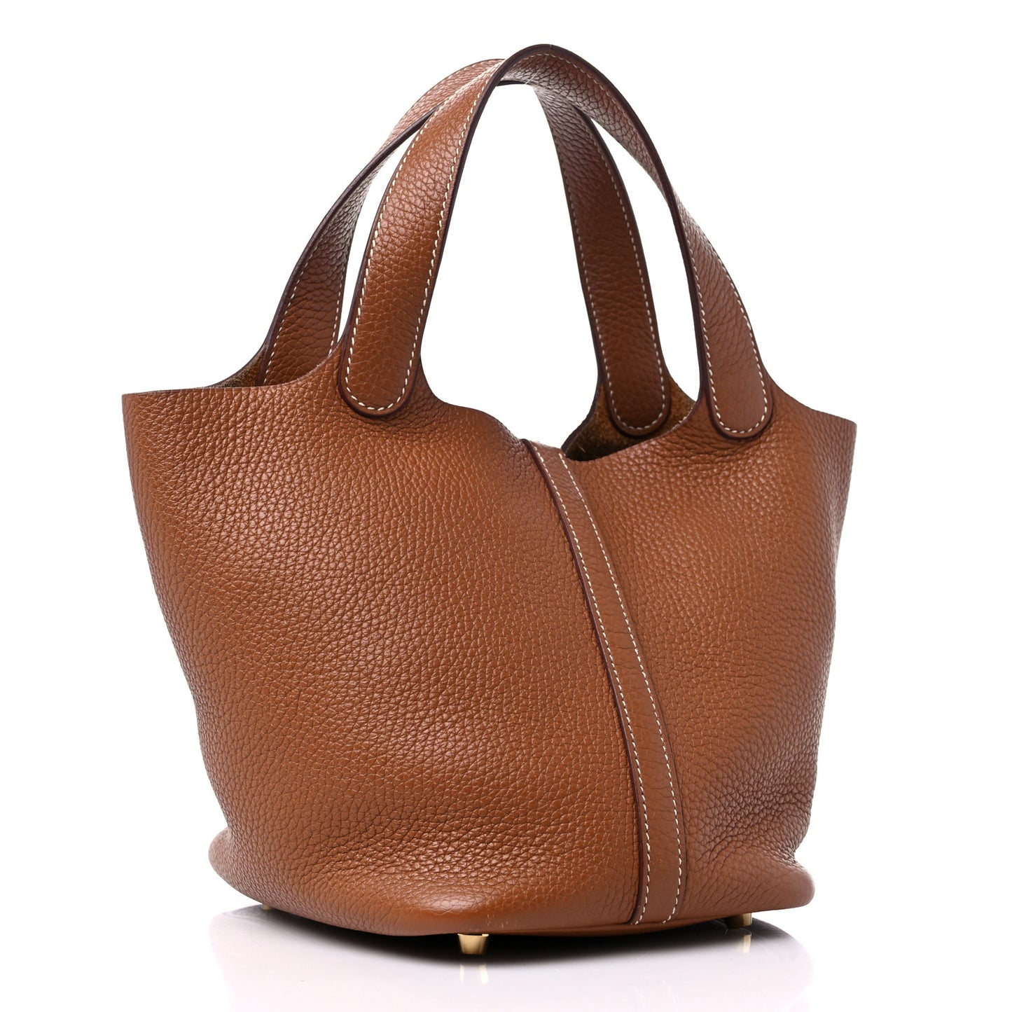 Taurillon Clemence Picotin Lock 18 PM Gold