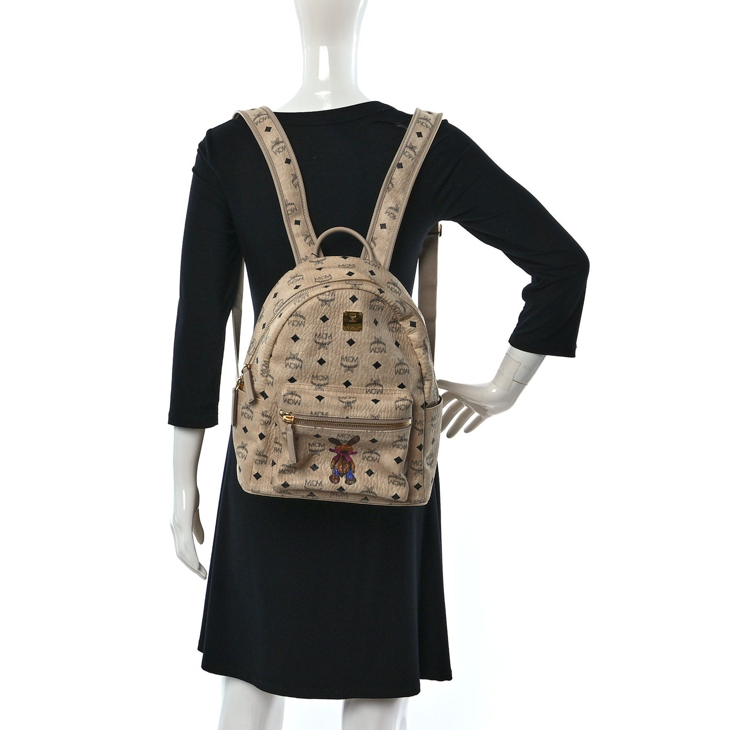 Visetos Small Stark Rabbit Backpack Beige