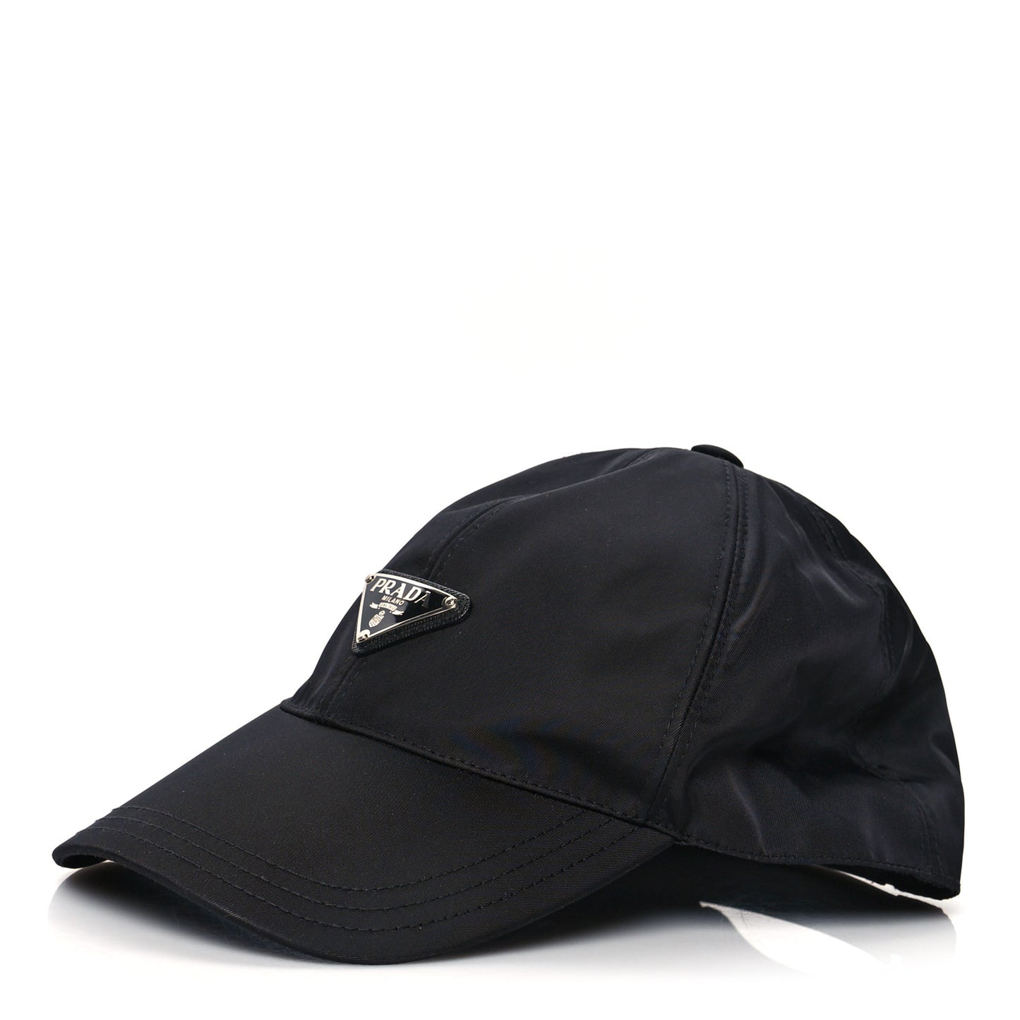 Tessuto Nylon Logo Baseball Cap M Black