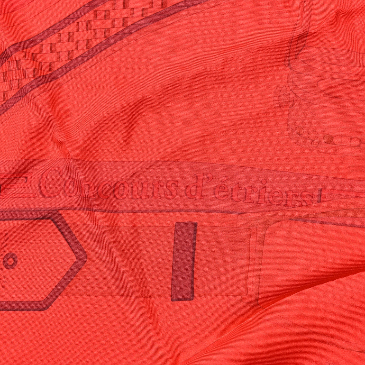 Hermes Silk Concours D'Etriers Scarf Shawl 140 3 of 4