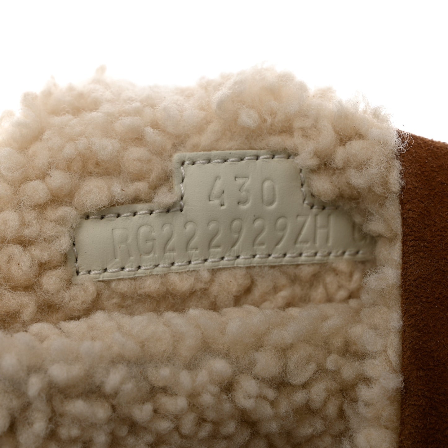 Suede Goatskin Woolskin Mens Chypre Sandals 43 Brun Fume Ecru