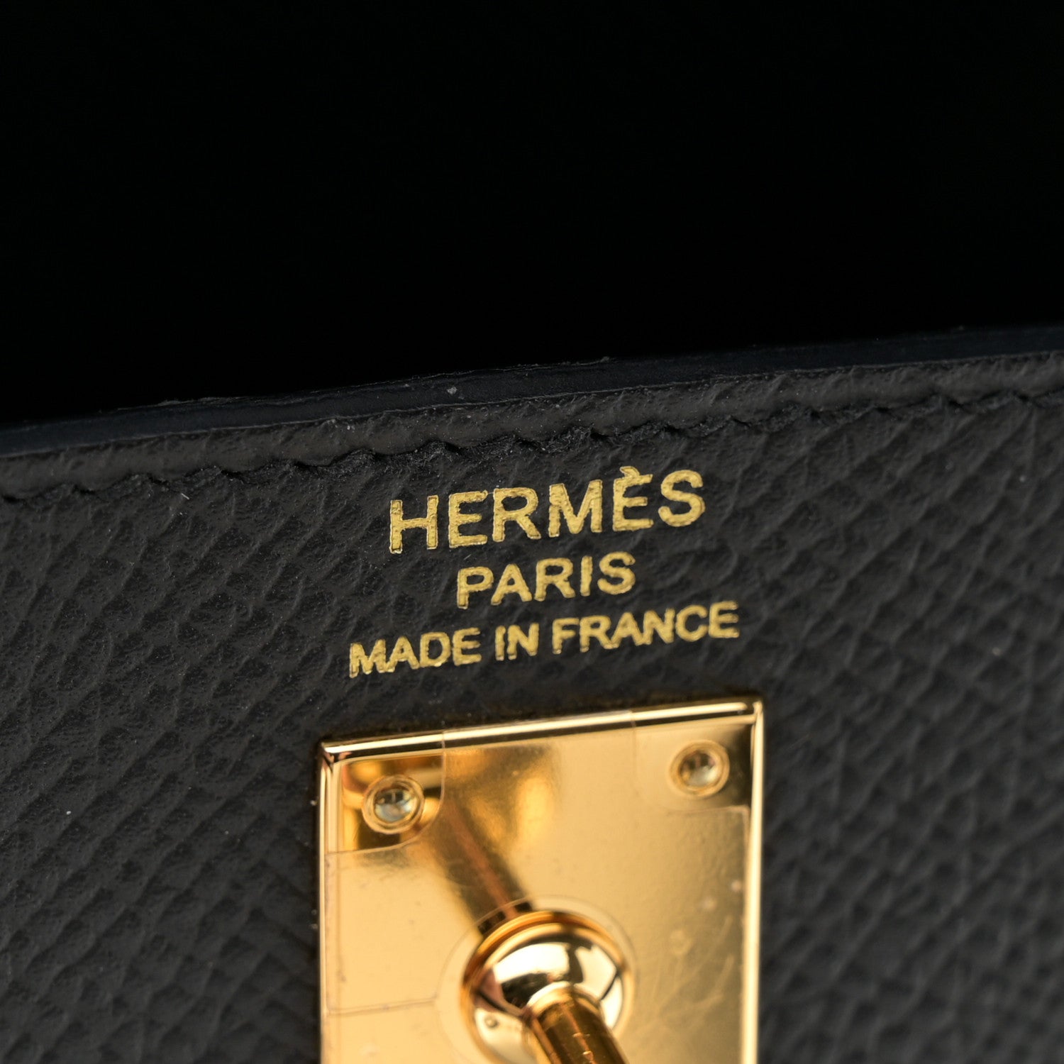 Hermes Epsom Kelly Sellier 25 Black 6 of 10