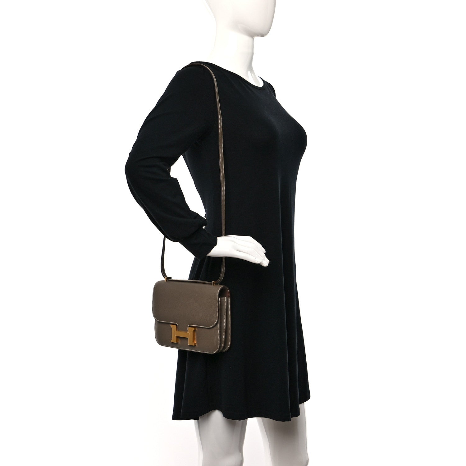 Hermes Epsom Constance 18 Etoupe 2 of 9