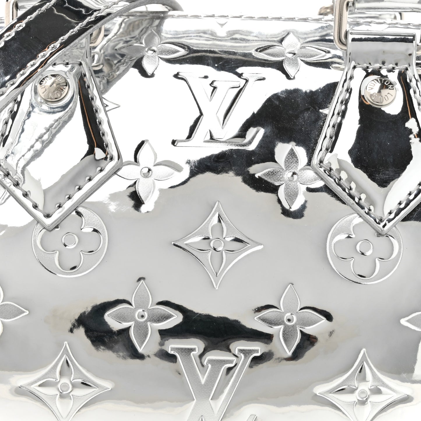 Monogram Miroir Speedy Bandouliere 20 Silver