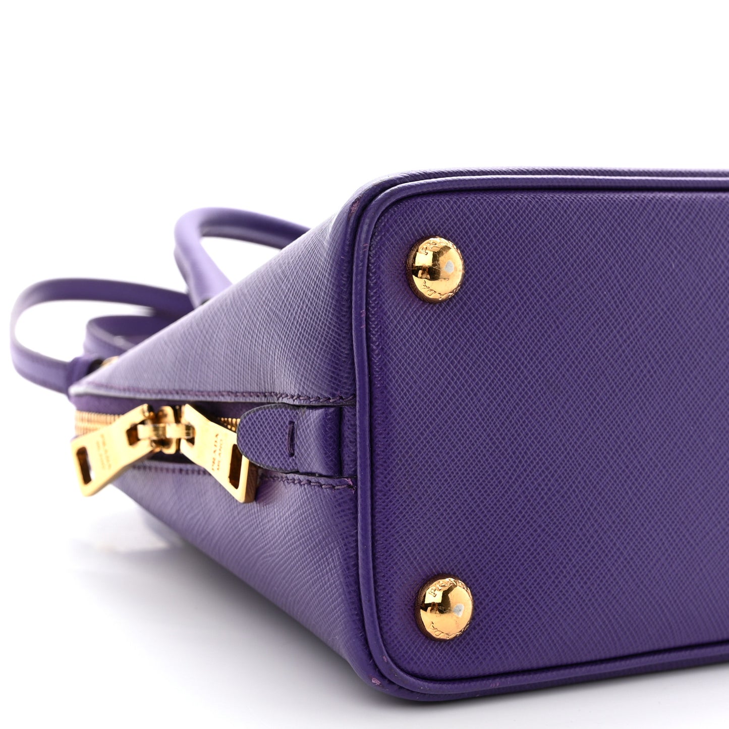 Saffiano Lux Small Promenade Tote Bluette Viola