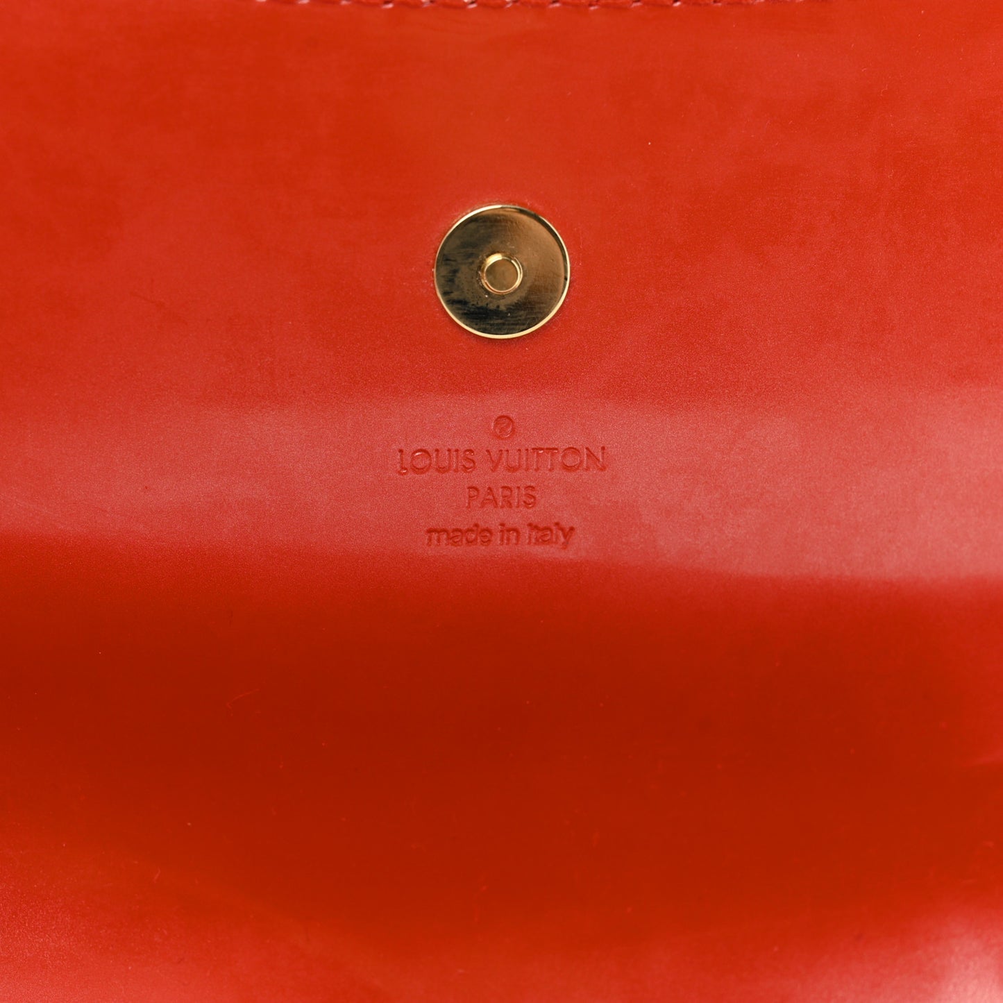 Patent Sobe Clutch Orange Sunset