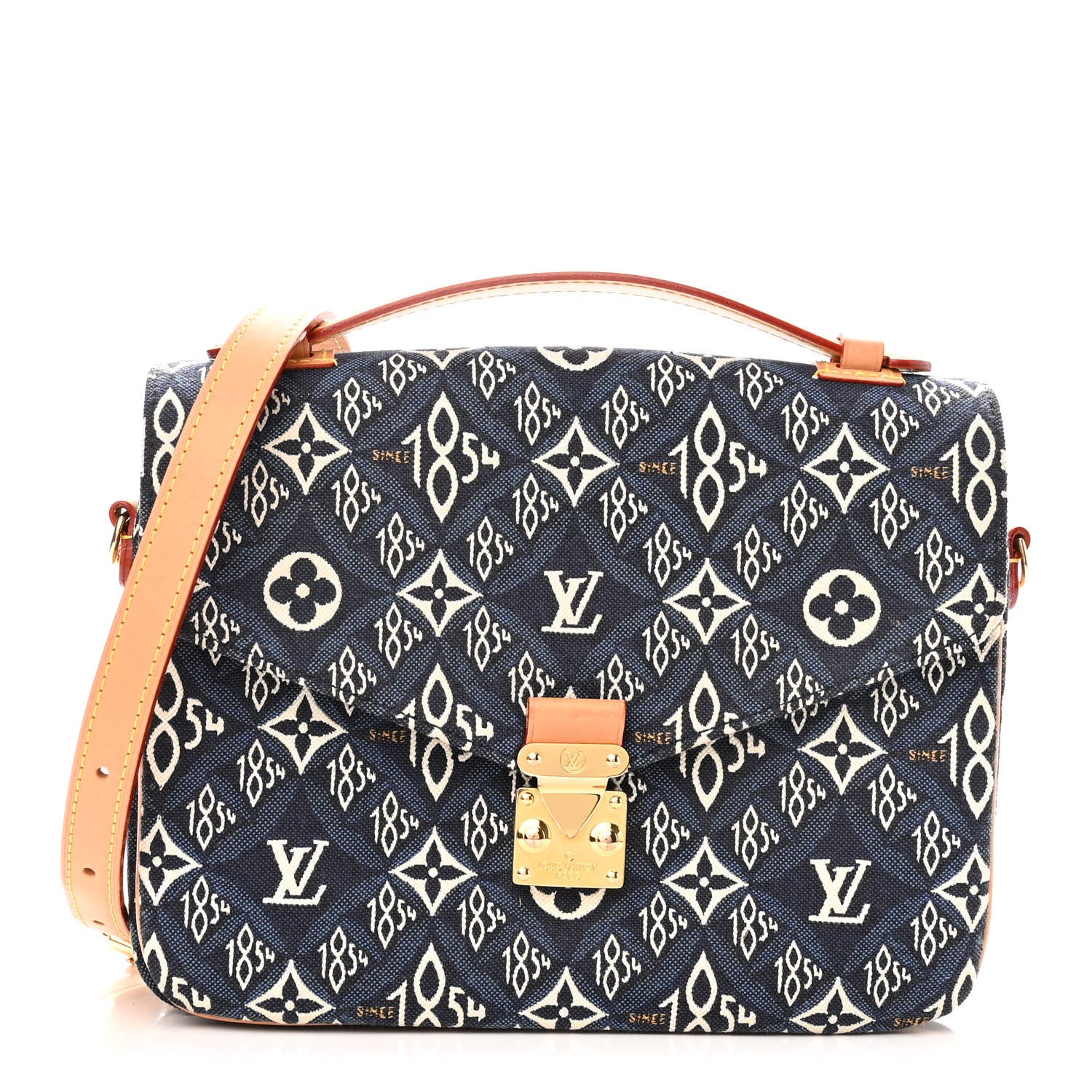 Louis Vuitton ジャガード　1854 パース Louis Vuitton Jacquard Since 1854 Pochette Metis Blue 1222652