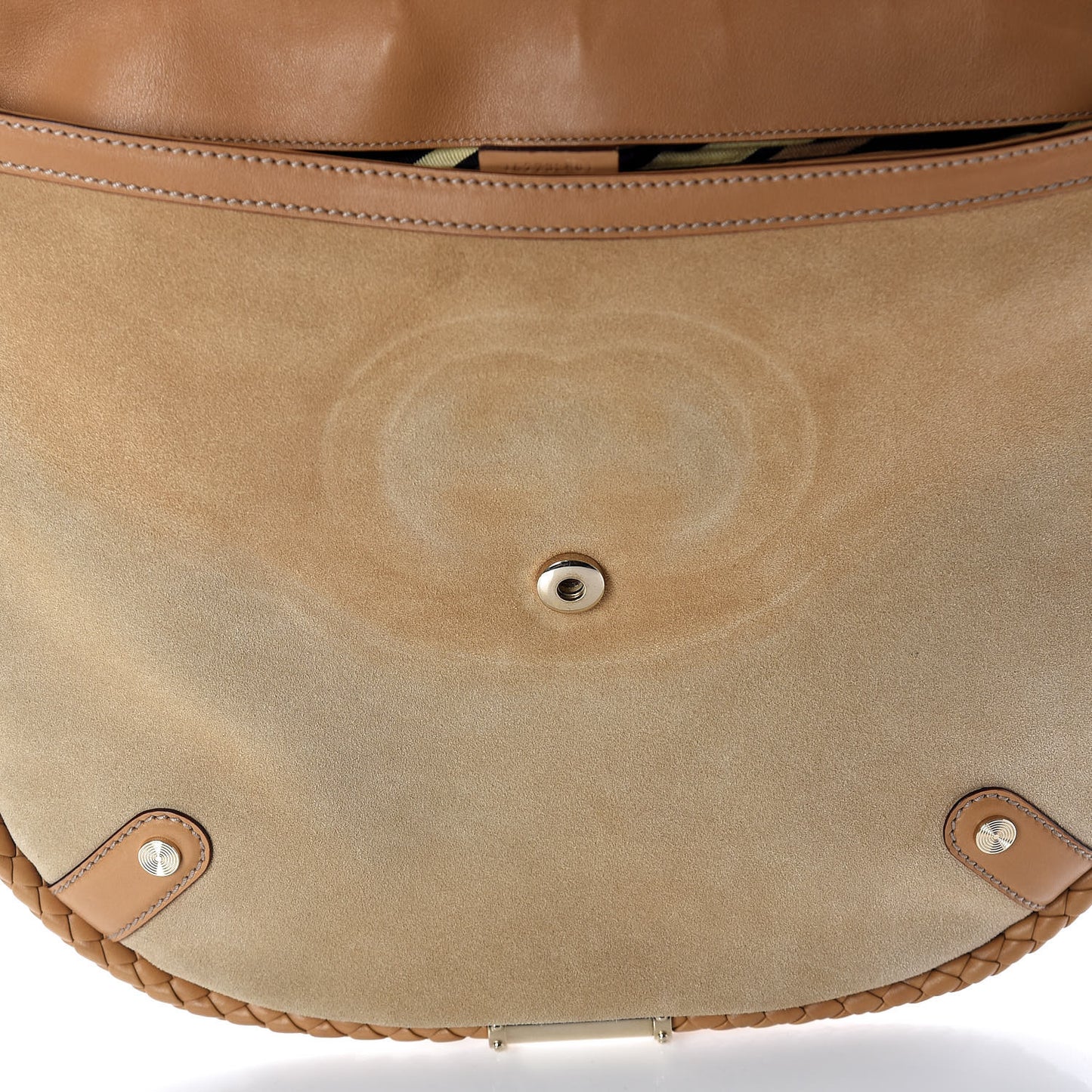 Suede Medium Britt Tassel Shoulder Bag Tan