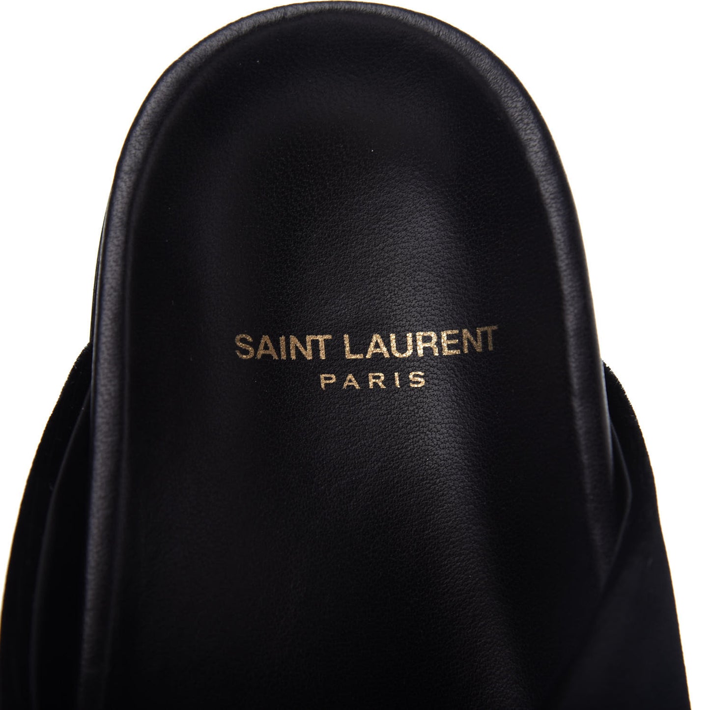 Velluto Master Jimmy Joan Cross Slides 39.5 Black