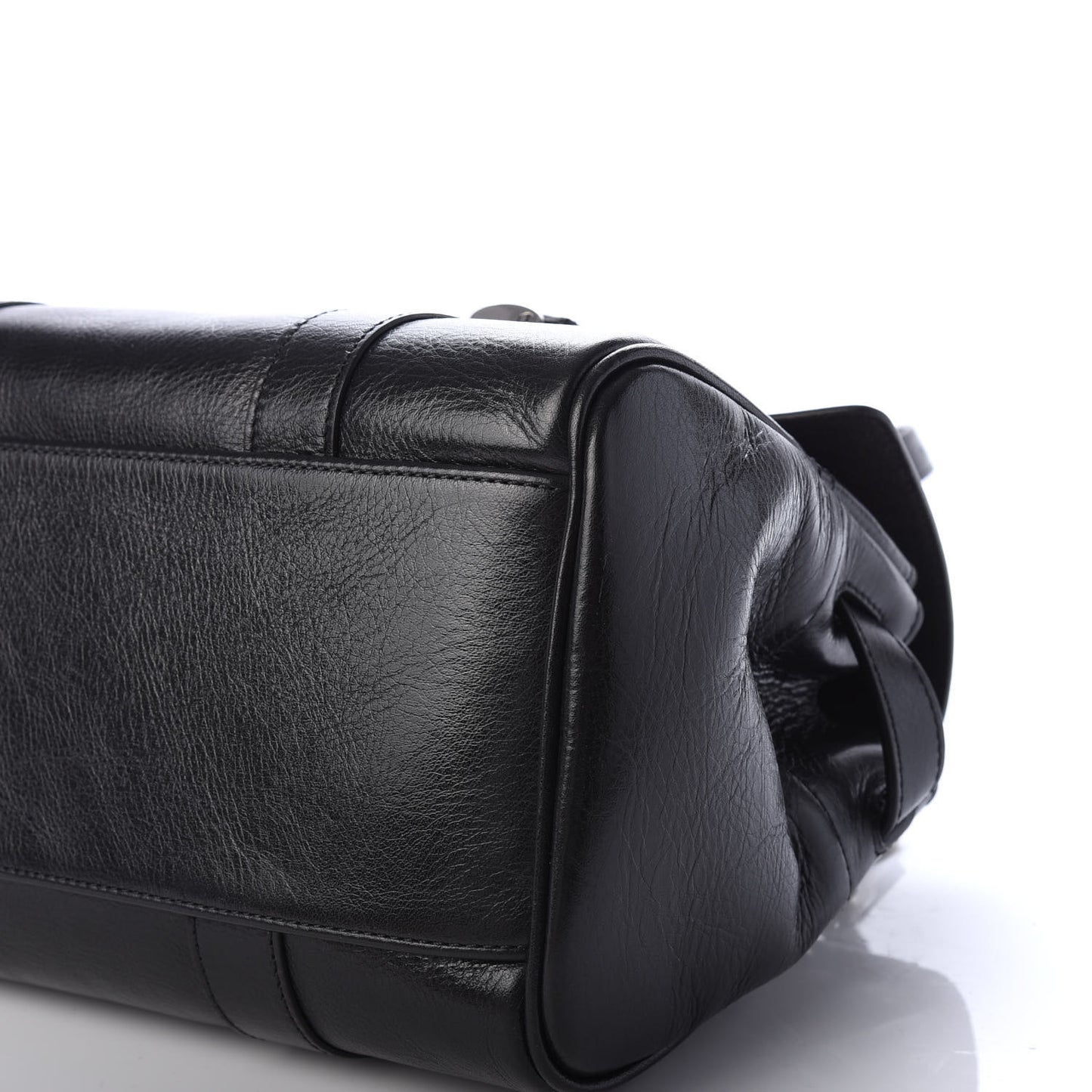 Natural Vegetable Tanned Small Bayswater Black