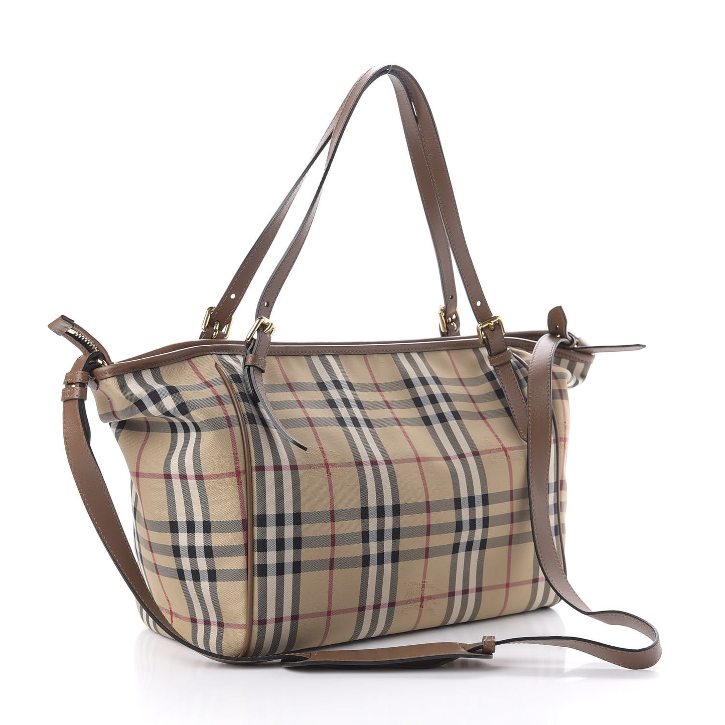 Horseferry Check Diaper Bag Tote Tan