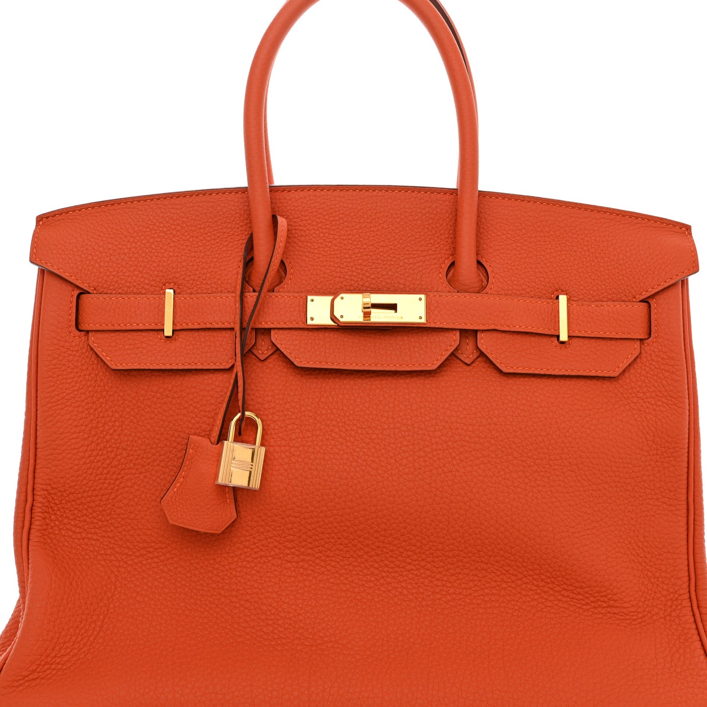 Togo Birkin 35 Orange