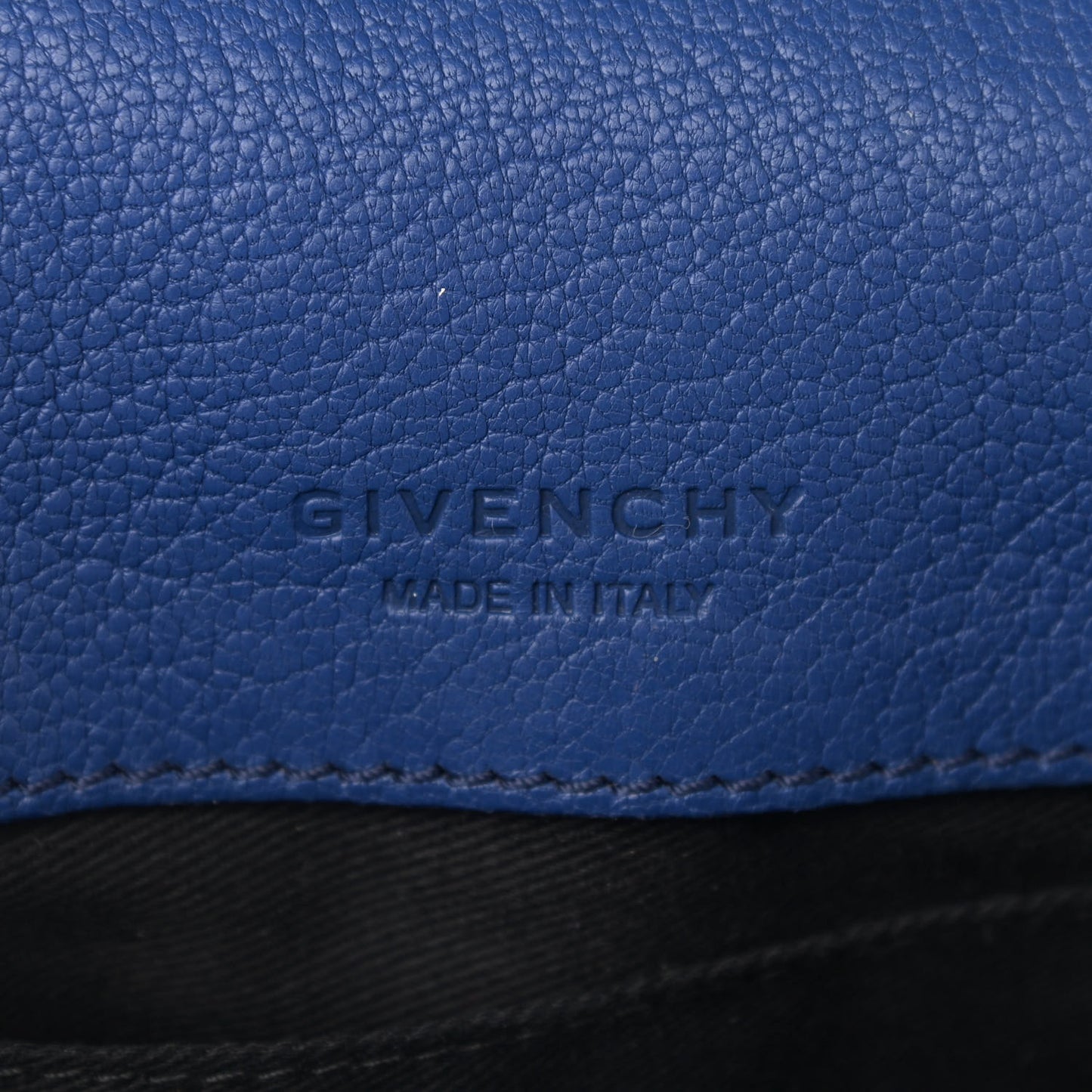 Sugar Goatskin Obsedia Shoulder Bag Navy