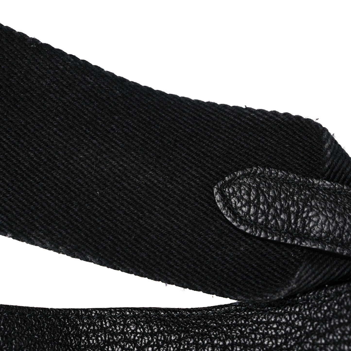Soft Grained Calfskin Sangle Bucket Bag Black