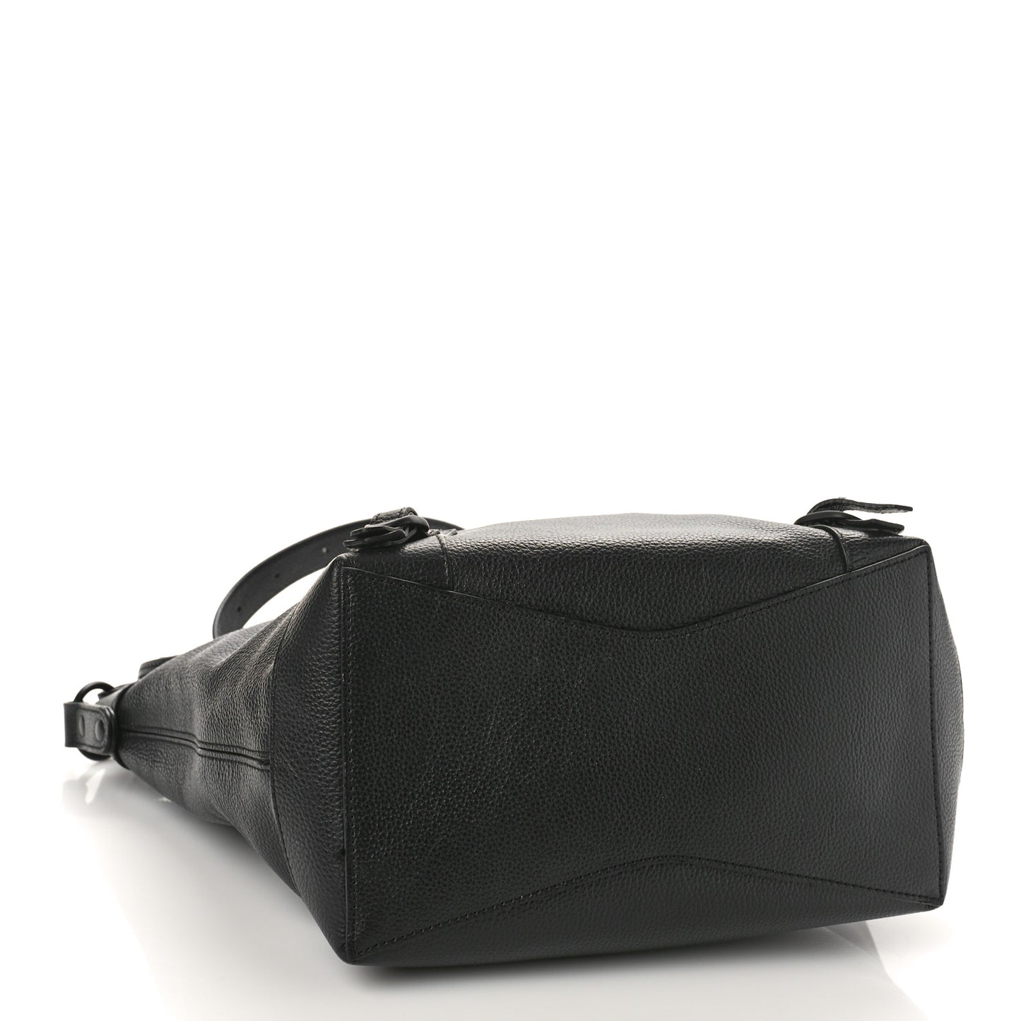 Grained Calfskin Black Hardware Small Neo Classic Hobo Black
