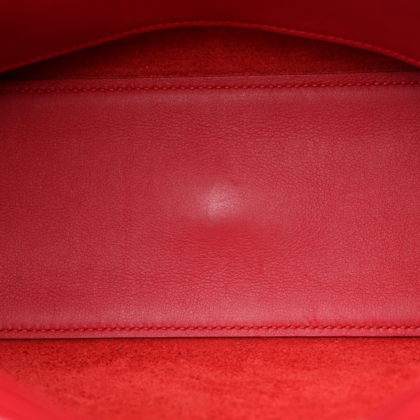 Calfskin Baby Monogram Cabas Red