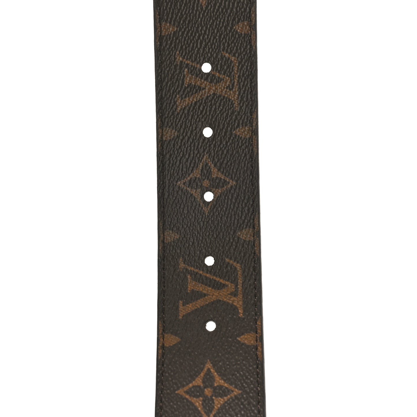 Calfskin Monogram 30mm LV Initiales Reversible Belt 85 34 Brown